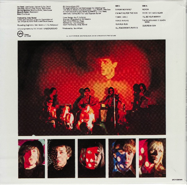 Mono album back, Velvet Underground (The) - Velvet Underground & Nico +9